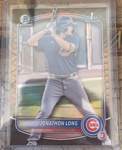 2025 Bowman Chrome #BCP-58 Jonathon Long — front