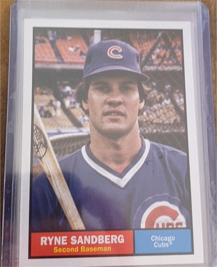 1985 Fleer #57 Ryne Sandberg — front