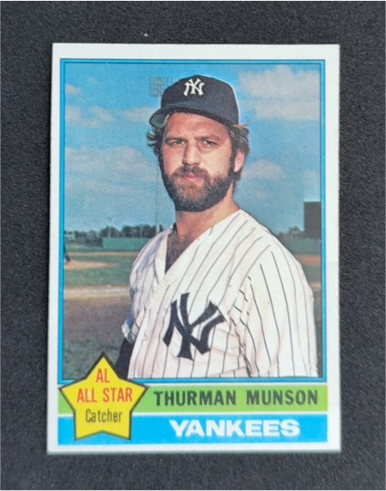 1976 Topps #650 Thurman Munson — front