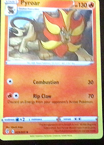 2021 Pokémon SWSH07 #023 Pyroar — front