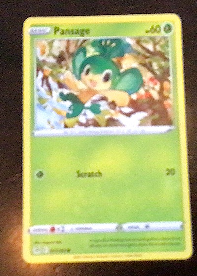 2021 Pokémon TCG Fusion Strike #7 Pansage — front