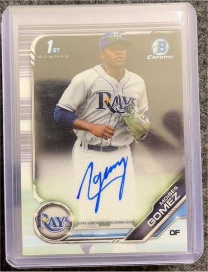 2019 Bowman Chrome #CPA-MG Moises Gomez — front