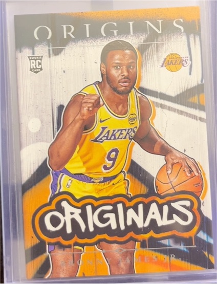 2024-25 Panini Origins Originals #19 Bronny James Jr. — front