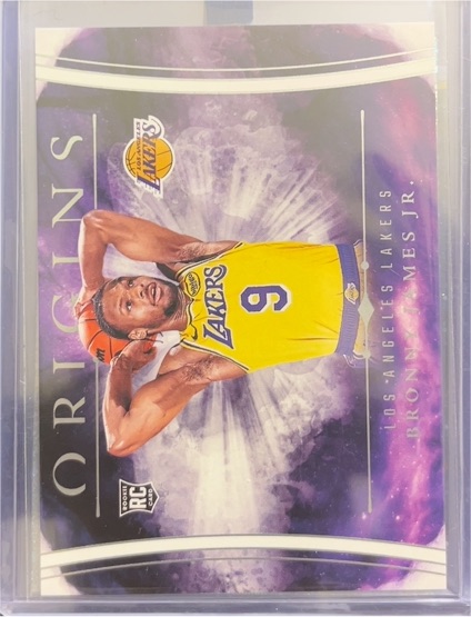 2023-24 Panini Origins #RC Bronny James Jr. — front