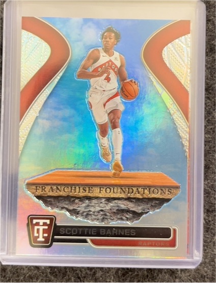 2024-25 Panini Totally Certified #13 Scottie Barnes Franchise Foundations — front