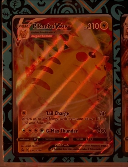 Pokémon Sword & Shield SWSH286 Pikachu VMAX — front
