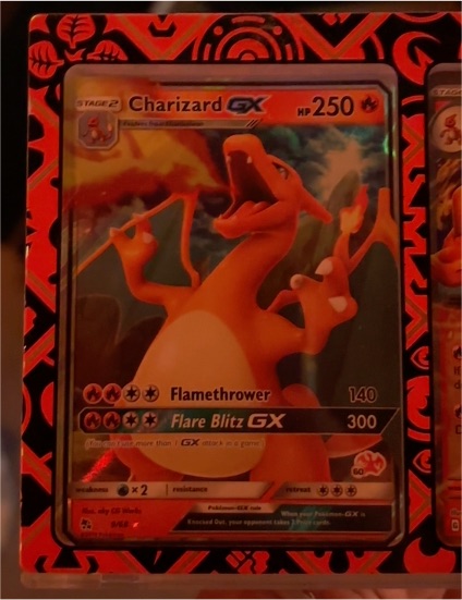 2019 Pokémon Sun & Moon Hidden Fates #9 Charizard GX — front