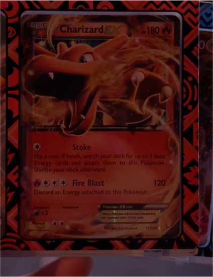 2014 Pokémon TCG Flashfire #11 Charizard EX — front