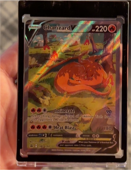 2022 Pokémon SWSH Black Star Promo #SWSH260 Charizard V — front