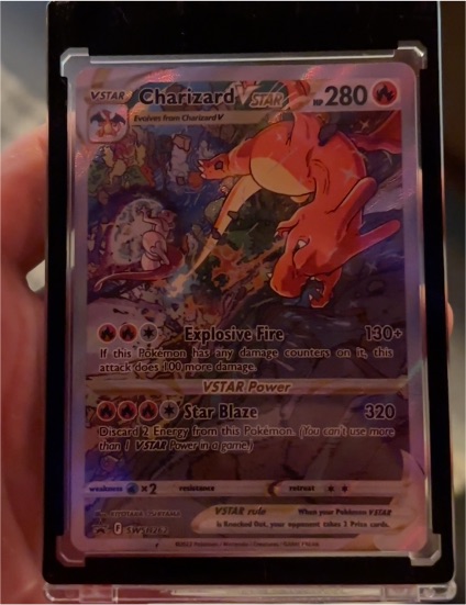 2022 Pokémon Sword & Shield Promo #SWSH262 Charizard VSTAR — front