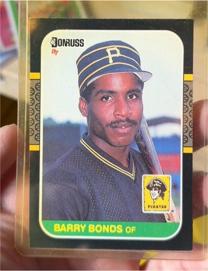 1987 Donruss #361 Barry Bonds Rookie Card — front