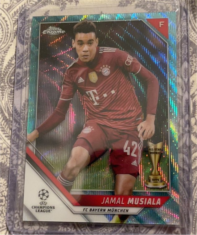 2021-22 Topps Chrome UEFA Champions League #69 Jamal Musiala — front