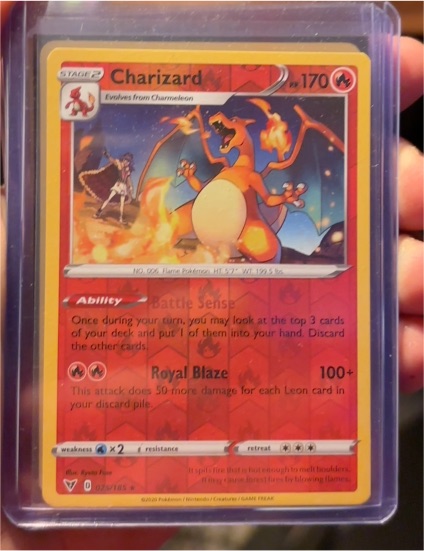 2025 McDonald's Pokémon Dragon Discovery #001 Charizard — front