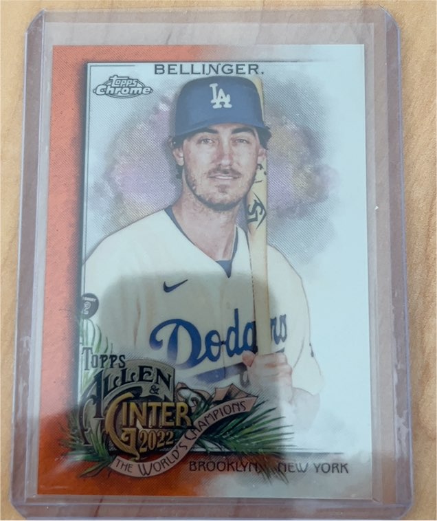 2022 Topps Allen & Ginter Chrome #124 Cody Bellinger — front