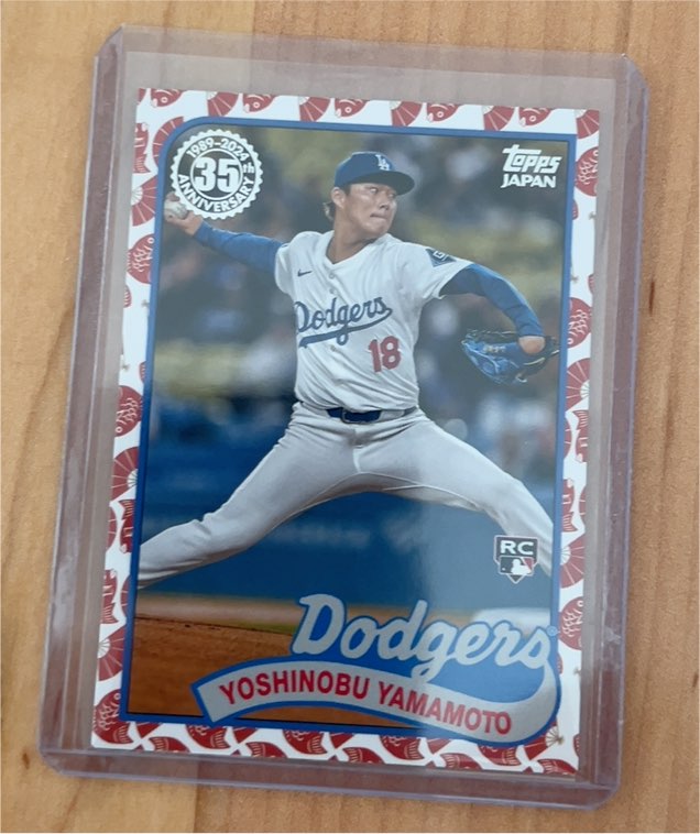 2024 Topps Japan #89J-33 Yoshinobu Yamamoto — front