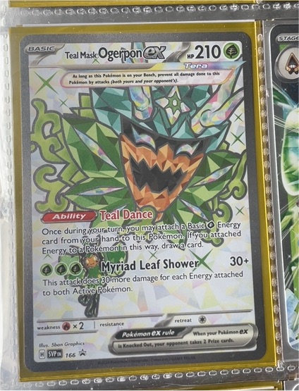 2024 Pokémon Scarlet & Violet Promo #166 Teal Mask Ogerpon ex — front