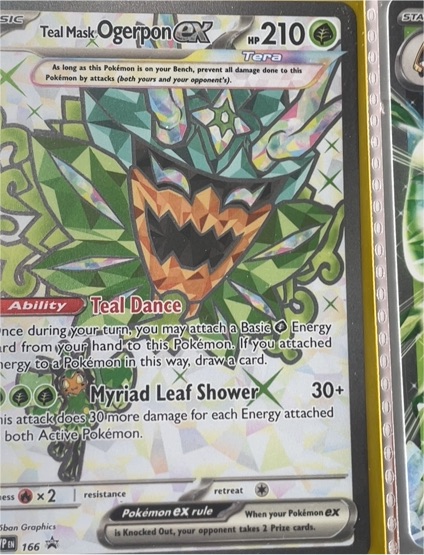 2024 Pokémon TCG Scarlet & Violet Promo #166 Teal Mask Ogerpon ex — front