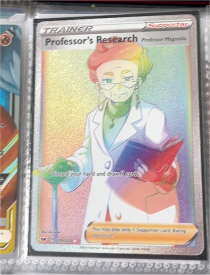 2020 Pokémon TCG Sword & Shield #209/202 Professor's Research — front