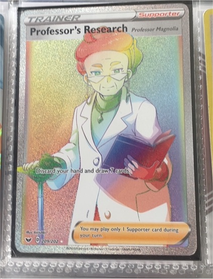 2020 Pokémon Sword & Shield #209/202 Professor's Research — front