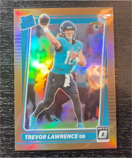 2021 Donruss Optic #201 Trevor Lawrence — front
