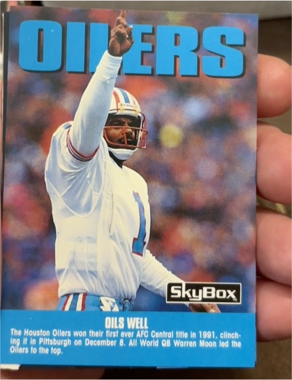 1992 SkyBox Impact #286 Warren Moon — front