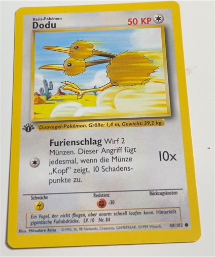 1999 Pokémon Base Set #48 Doduo — front