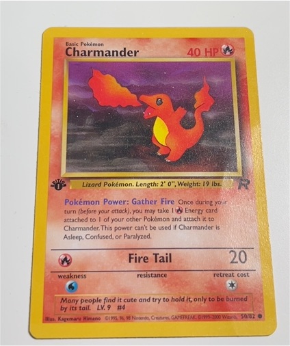 1999 Pokémon Team Rocket #50 Charmander — front