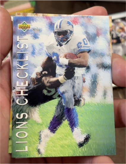 1993 Upper Deck #80 Barry Sanders — front
