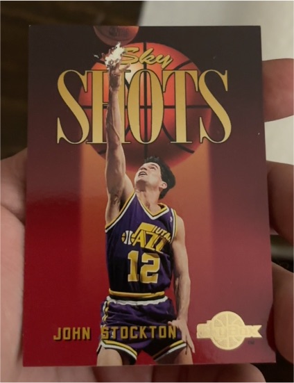 1994-95 SkyBox Premium #324 John Stockton — front