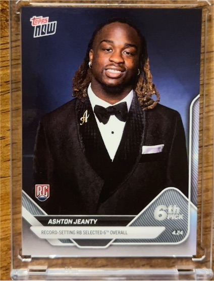 2025 Topps Now #D-2 Ashton Jeanty — front
