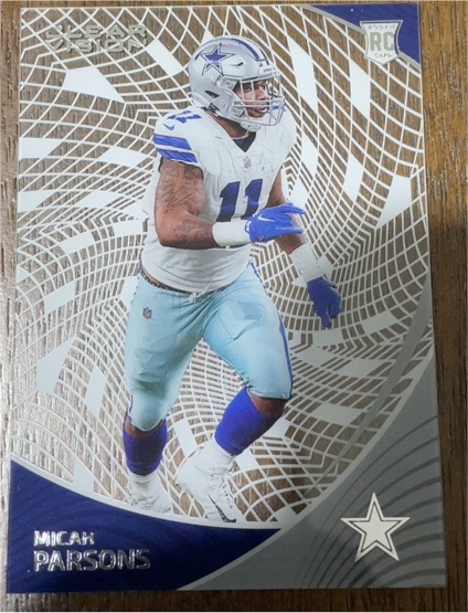 2021 Panini Chronicles #CVR-11 Micah Parsons Clear Vision Rookie — front