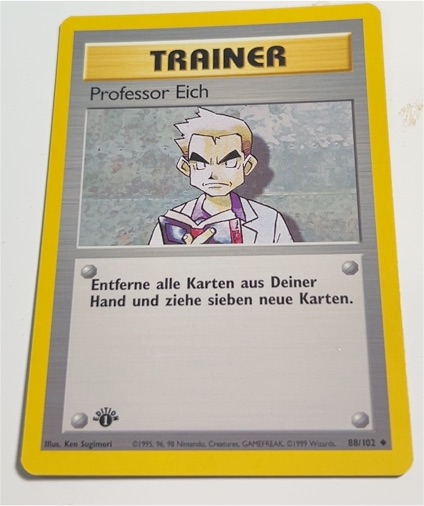 1999 Pokémon Base Set #88 Professor Eich — front