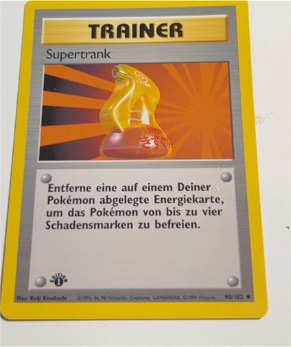 1999 Pokémon Base Set #90 Super Potion — front