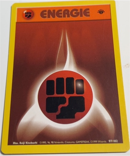 1999 Pokémon #97 Fighting Energy — front