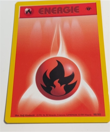 1999 Pokémon Base Set #98 Fire Energy — front