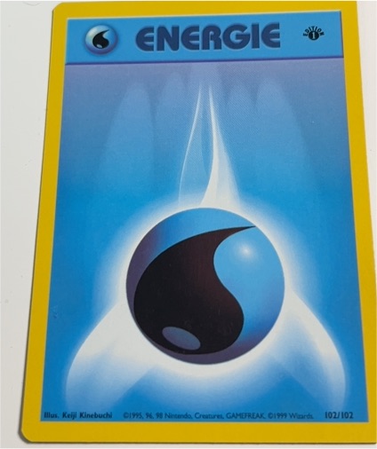 1999 Pokémon Base Set #102 Water Energy — front