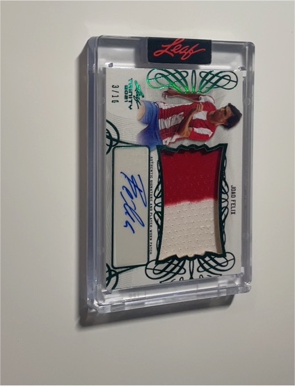 2021 Leaf Trinity Patch Autograph Joao Felix — front