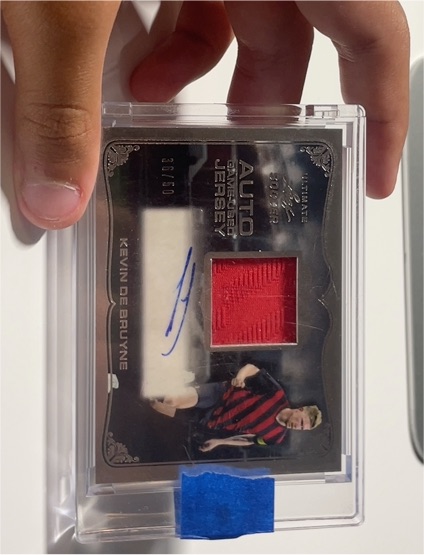 2022 Leaf Ultimate Kevin De Bruyne Auto Jersey — front