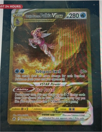 2023 Pokémon Crown Zenith #GG67 Origin Forme Palkia VSTAR — front