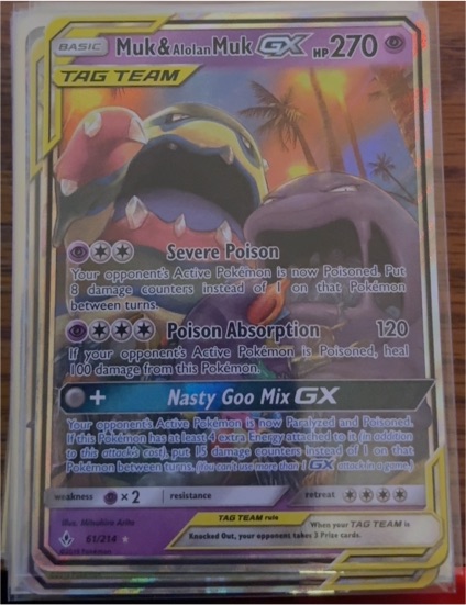 2023 Pokémon Muk & Alolan Muk GX #032 — front