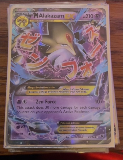 2016 Pokémon XY Fates Collide #26 Mega Alakazam EX — front