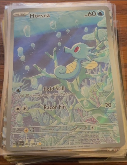 2024 Pokémon Scarlet & Violet Shrouded Fable #067/064 Horsea — front