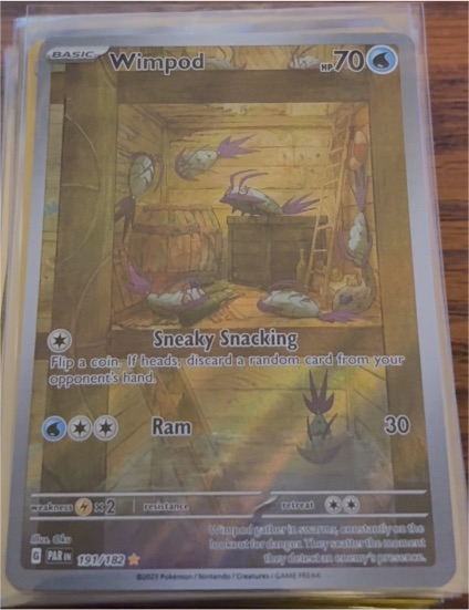 2023 Pokémon SV04: Paradox Rift #191/182 Wimpod — front