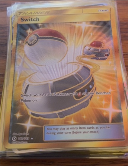 2017 Pokémon Sun & Moon #160 Switch — front
