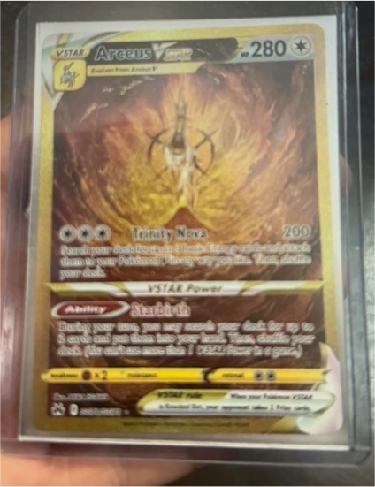 2023 Pokémon Crown Zenith #GG70 Arceus VSTAR — front