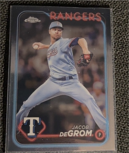 2024 Topps Chrome #171 Jacob deGrom — front