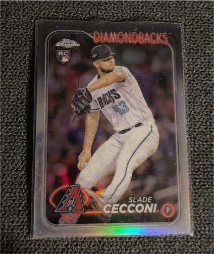 2024 Topps Chrome #77 Slade Cecconi — front