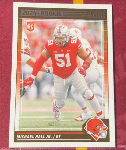 2024 Panini Score #363 Michael Hall Jr. — front