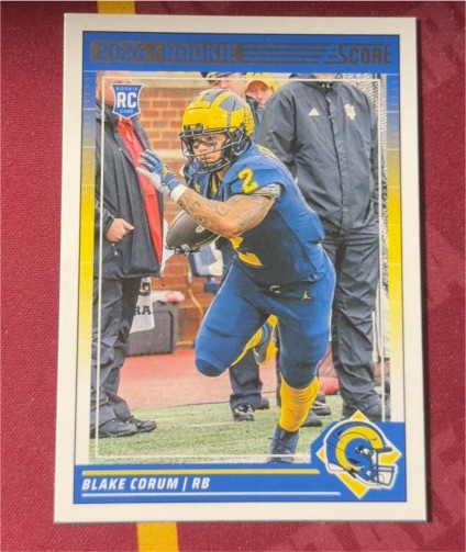 2024 Panini Score #389 Blake Corum Rookie Card — front