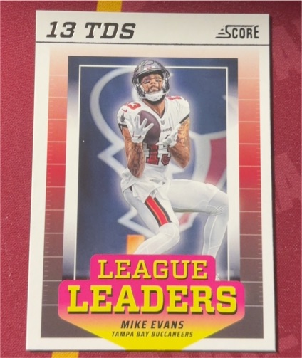 2024 Panini Score League Leaders #LL-MES Mike Evans — front